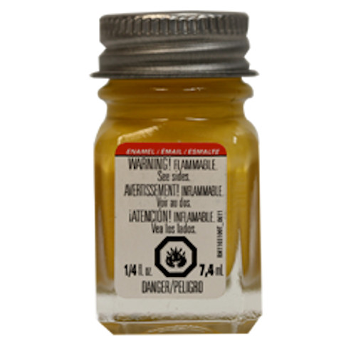 1114 – Testors Gloss Yellow Enamel Paint – NEW