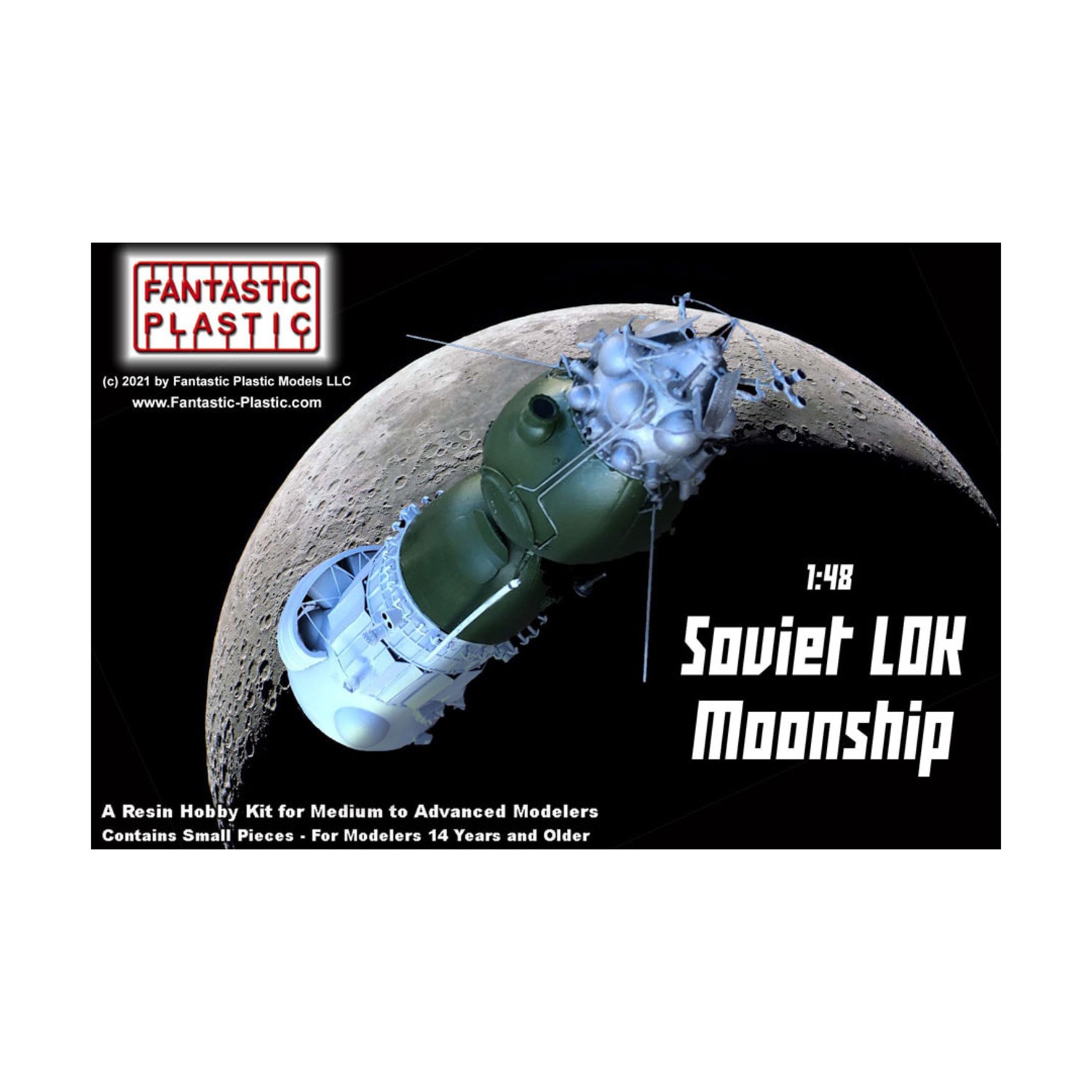 Fantastic Plastic Model Kit Soviet LOK Moonship New