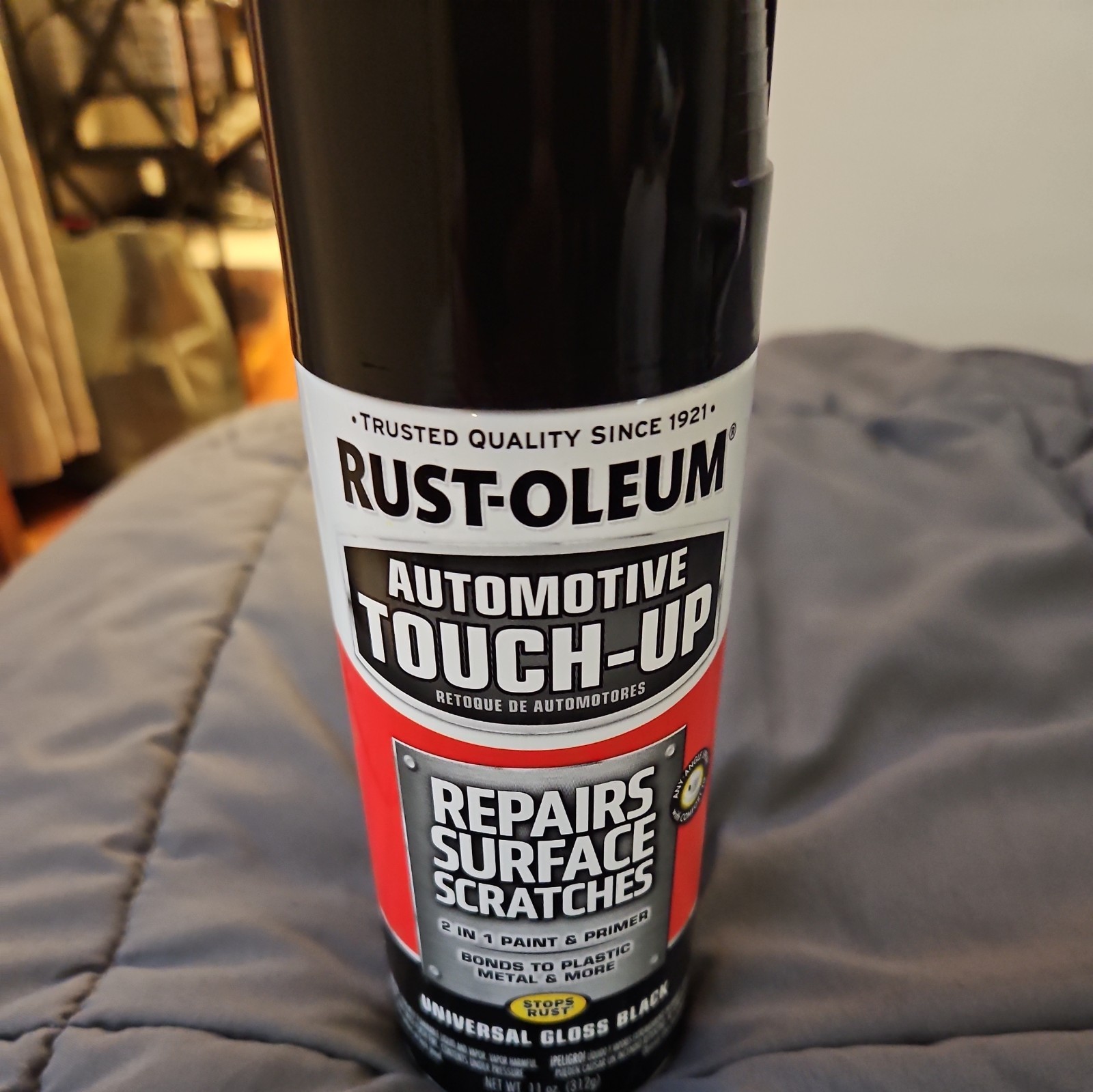 Rust-Oleum 292320 Automotive Universal 11 Ounce (Pack of 1), Gloss Black
