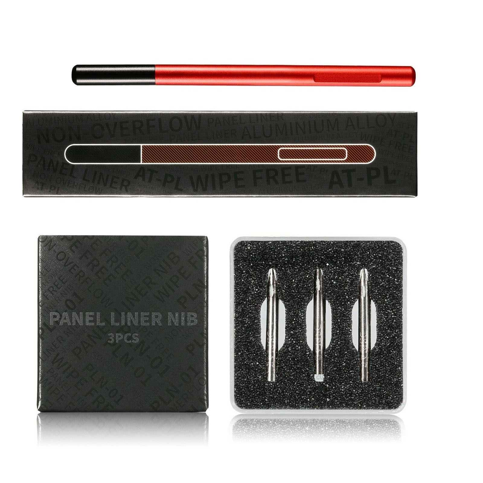 14.3cm AT-PL Non-overflow Wipe Free Panel Liner Pen Steel Nib For DSPIAE Model S