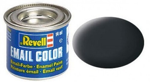 Revell-Germany 14ml. Enamel Anthracite Grey Mat Tinlets – Hobby and Model