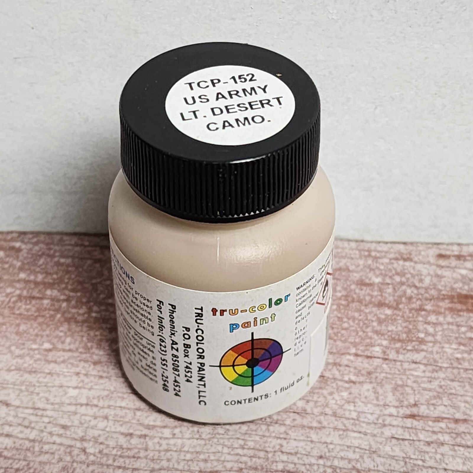 Tru Color Paint TCP 152 United States Army Light Desert Camo Brown 1 Bottle