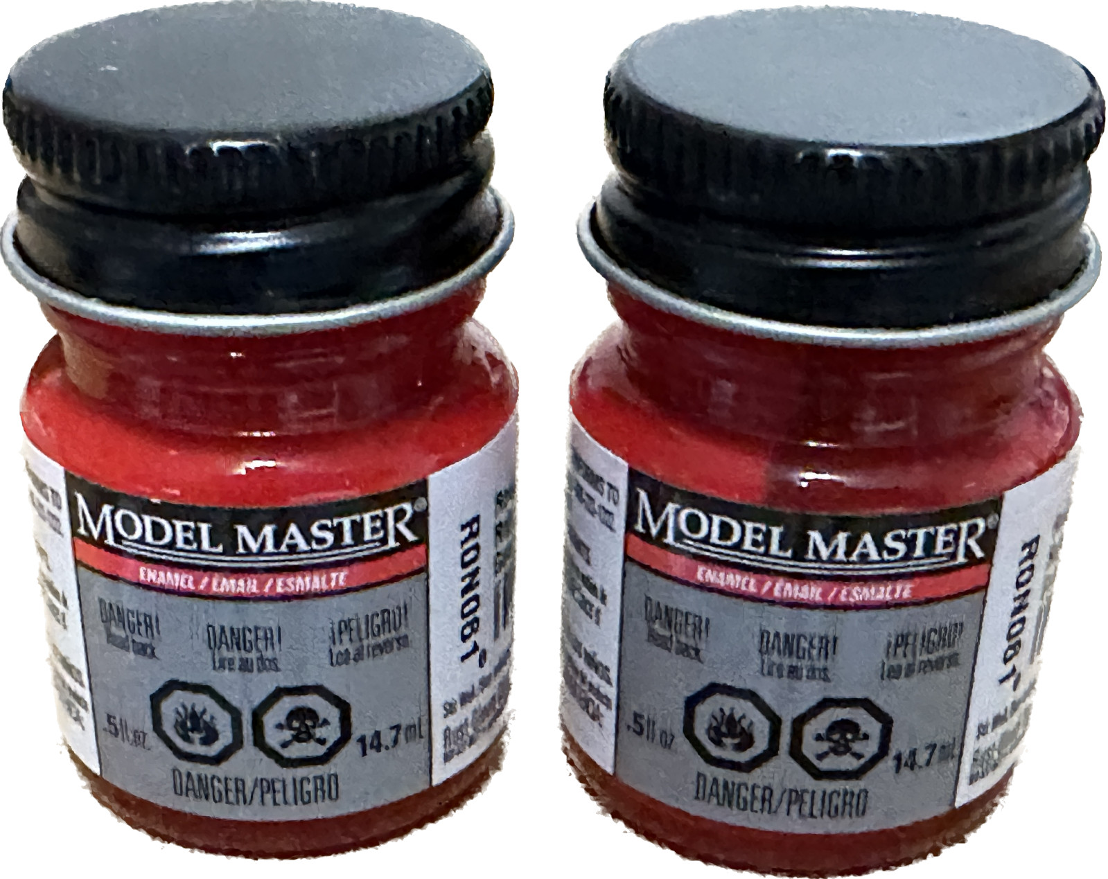 (6 BOTTLES) NEW TESTORS Model Master 0.5 oz paint GUARDS RED Enamel 2718