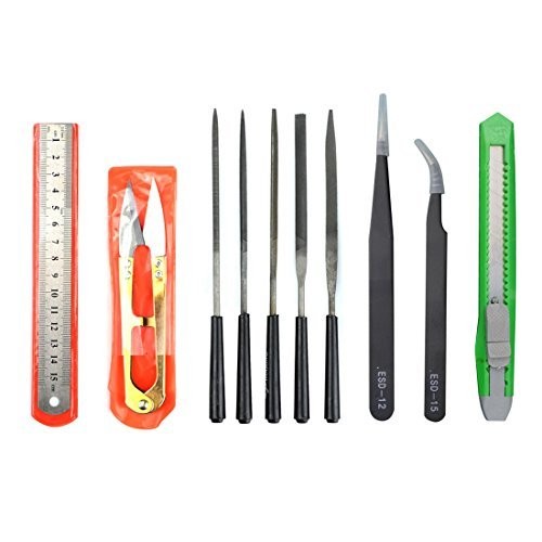 BXQINLENX Professional 25 PCS Gundam Model Tools Kit Modeler Basic Tools Craft