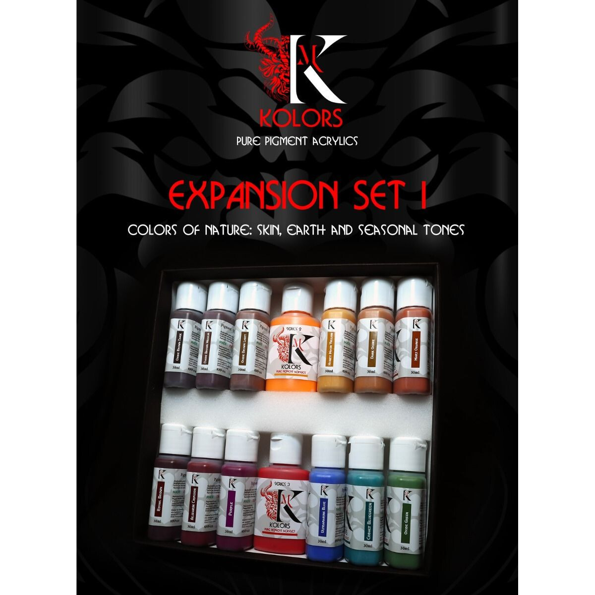 Kimera Kolors Pure Pigments Expansion Set Colors of Nature Paint – NEW SEALED