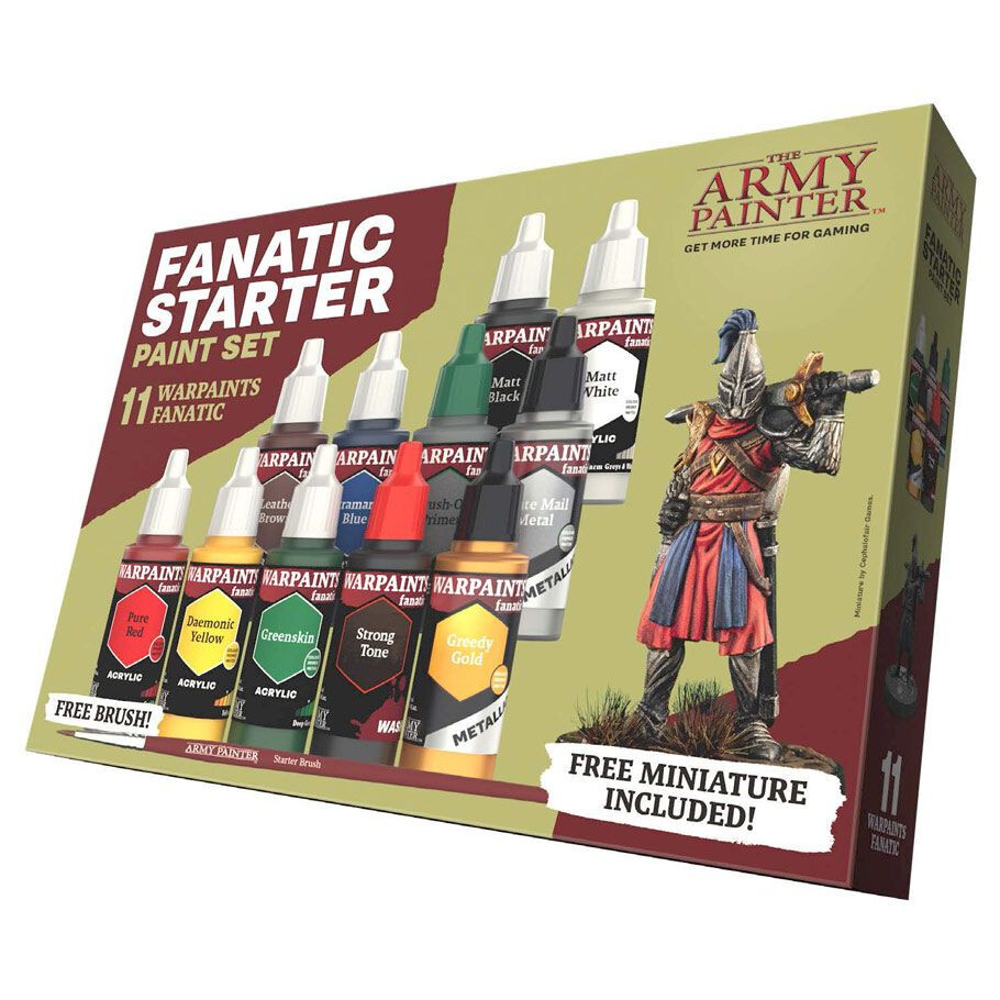 Warpaints Fanatic: Starter Set – Paint Set Kit Army Painter New!