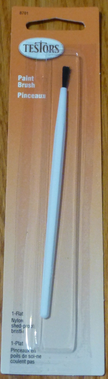Testors #8701 Shed Proof Synthetic Paint Brush — Broad Tip