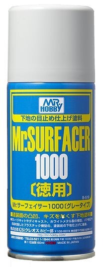 Mr. Hobby B519 Mr. Surfacer 1000 Deluxe Spray Paint 170ml – US
