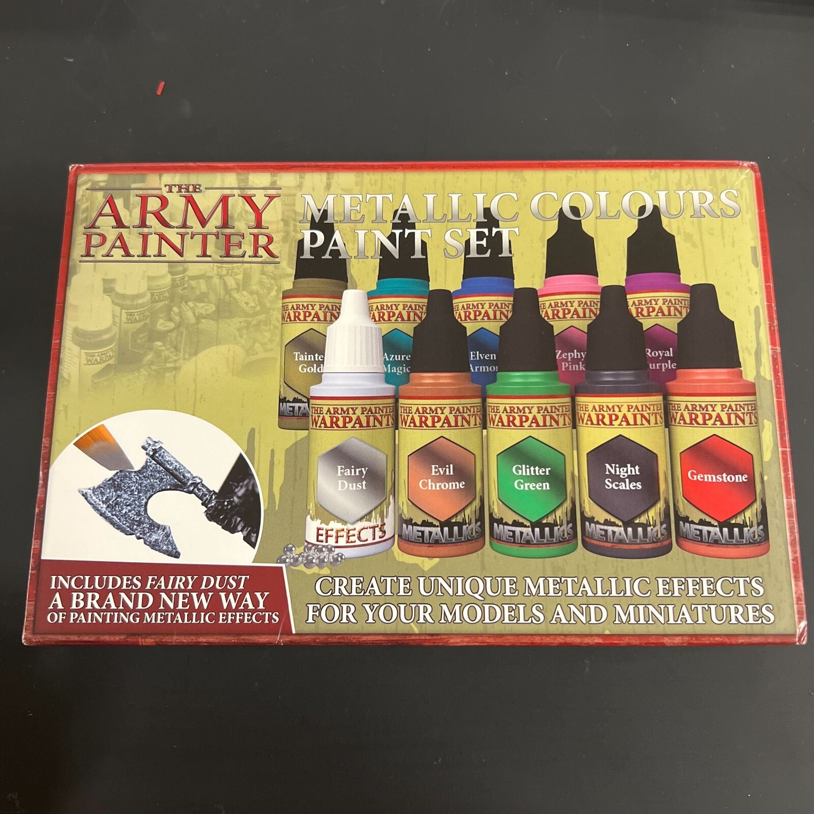 RETURNS The Army Painter Metallic Colors Paint Set for Miniature Painting WP8048