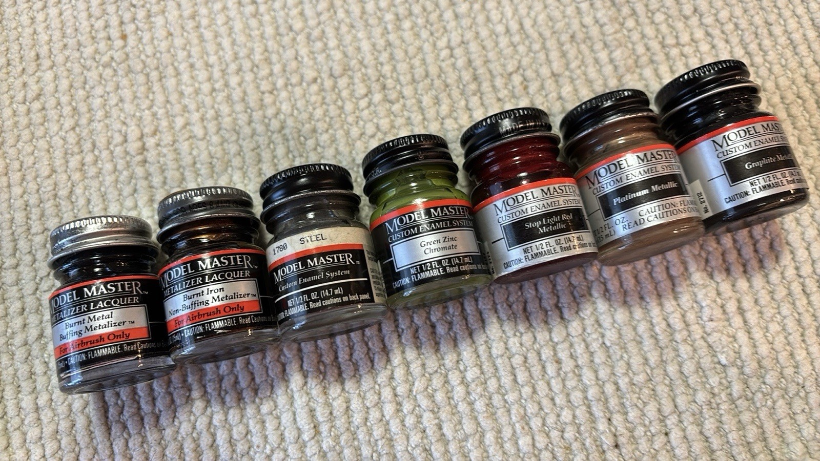 Model Master Metalizer Lacquer Paint (Pick Your Color)