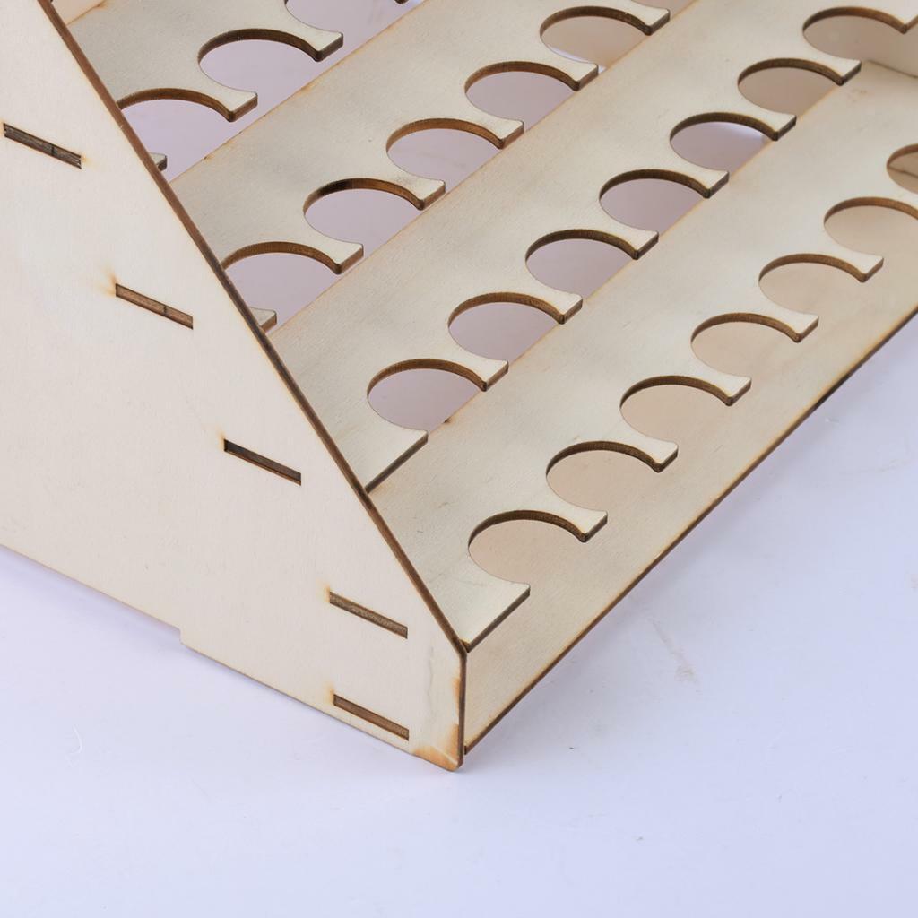 1 piece DIY Wooden Pigment Paint Rack Paint Modular Organizer Storage Stand Tool