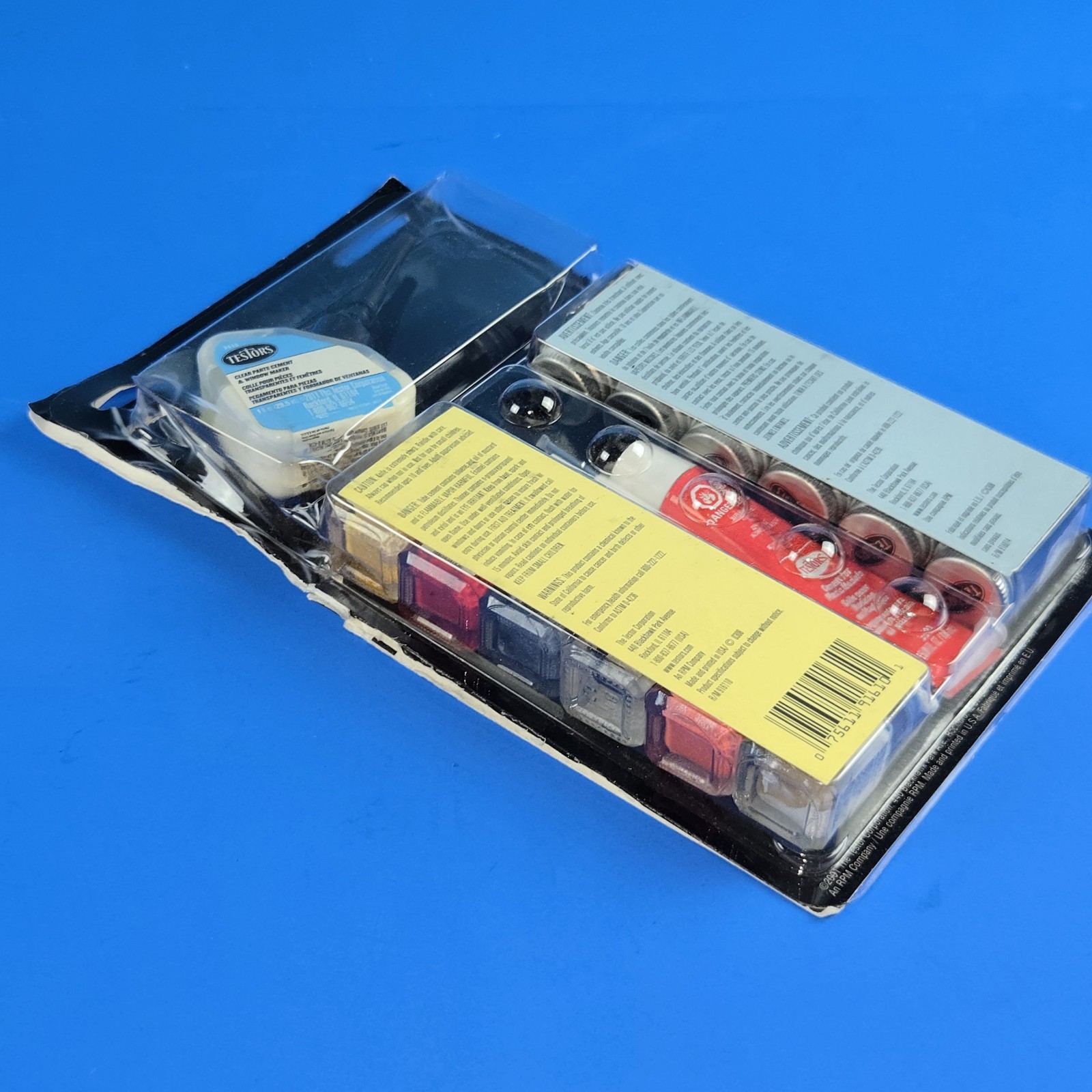 Vtg 2001 Testors Plastic Model Finishing Set Flat Enamels NEW Sealed Paint Tools