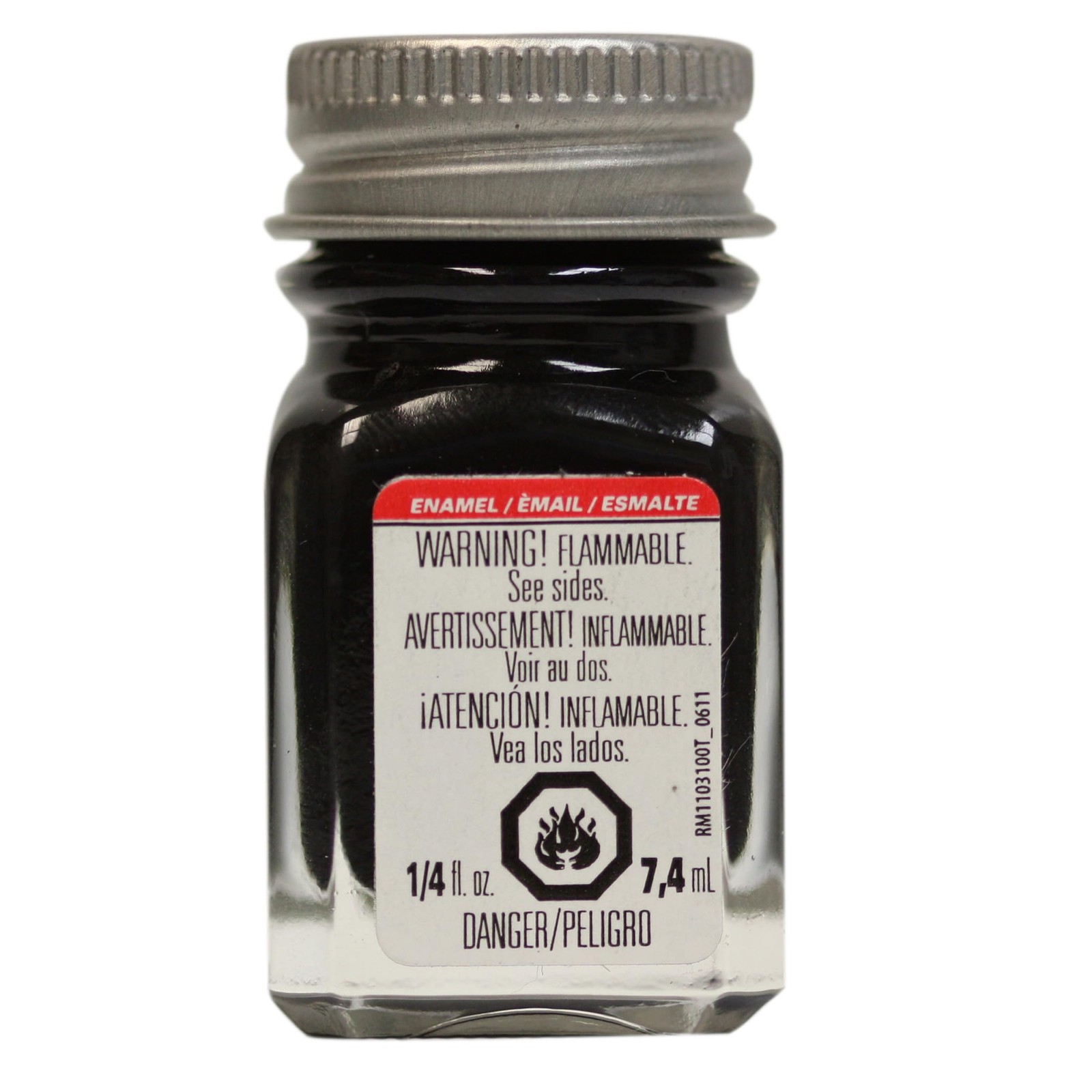 Testors Enamel Paint 0.25 Fl Oz Versatile Fast Drying Multi Surface Craft Paint
