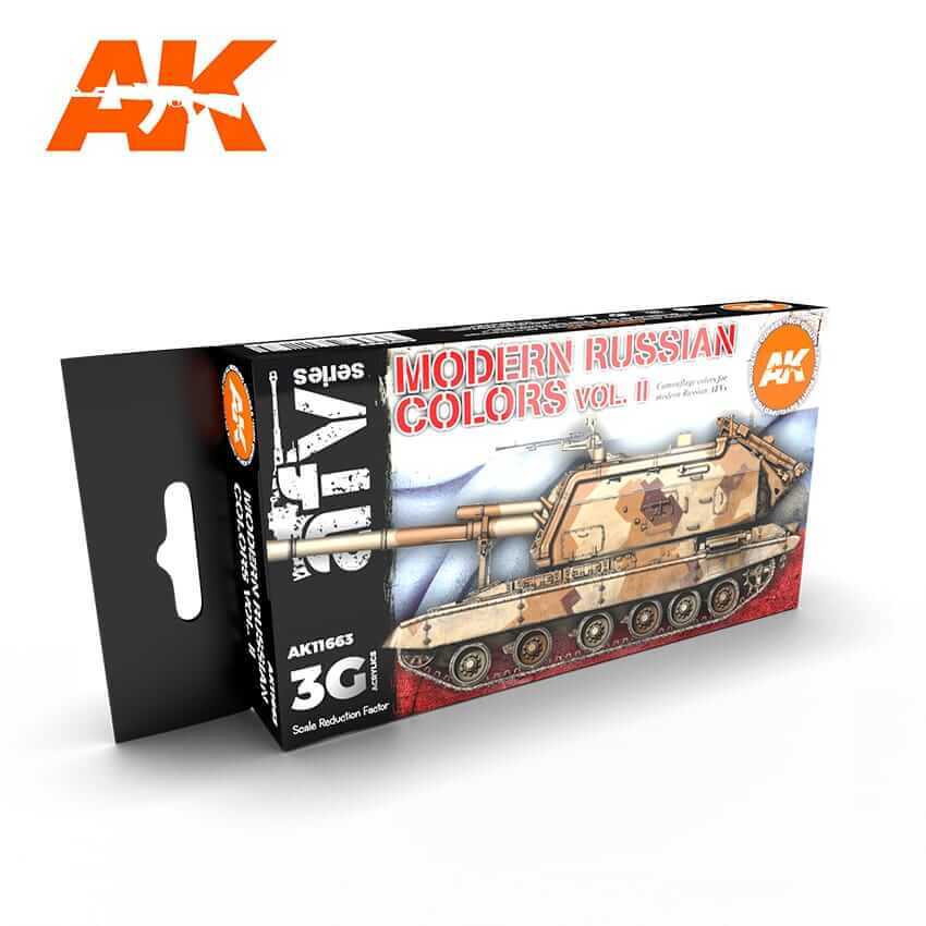 AK Interactive Modern Russian Colours Vol.2 3G Acrylic Paint Set AK11663