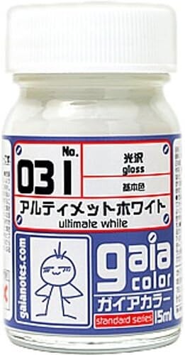 Gaianotes 031 Gloss Ultimate White 15ml Liquid Gaian Knots Basic Color Ser JAPAN