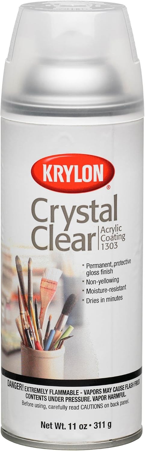 Krylon K01303007 Acrylic Spray Paint 11 Ounce (Pack of 1), Gloss Large Can