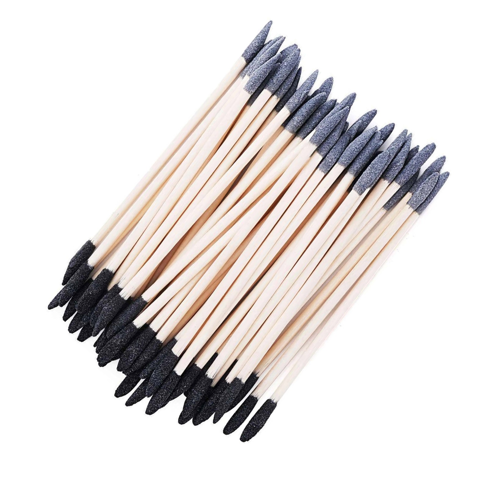 50 Count Sanding Sticks Dual Head 150 Black 280 Gray for Smoothing Small Spots