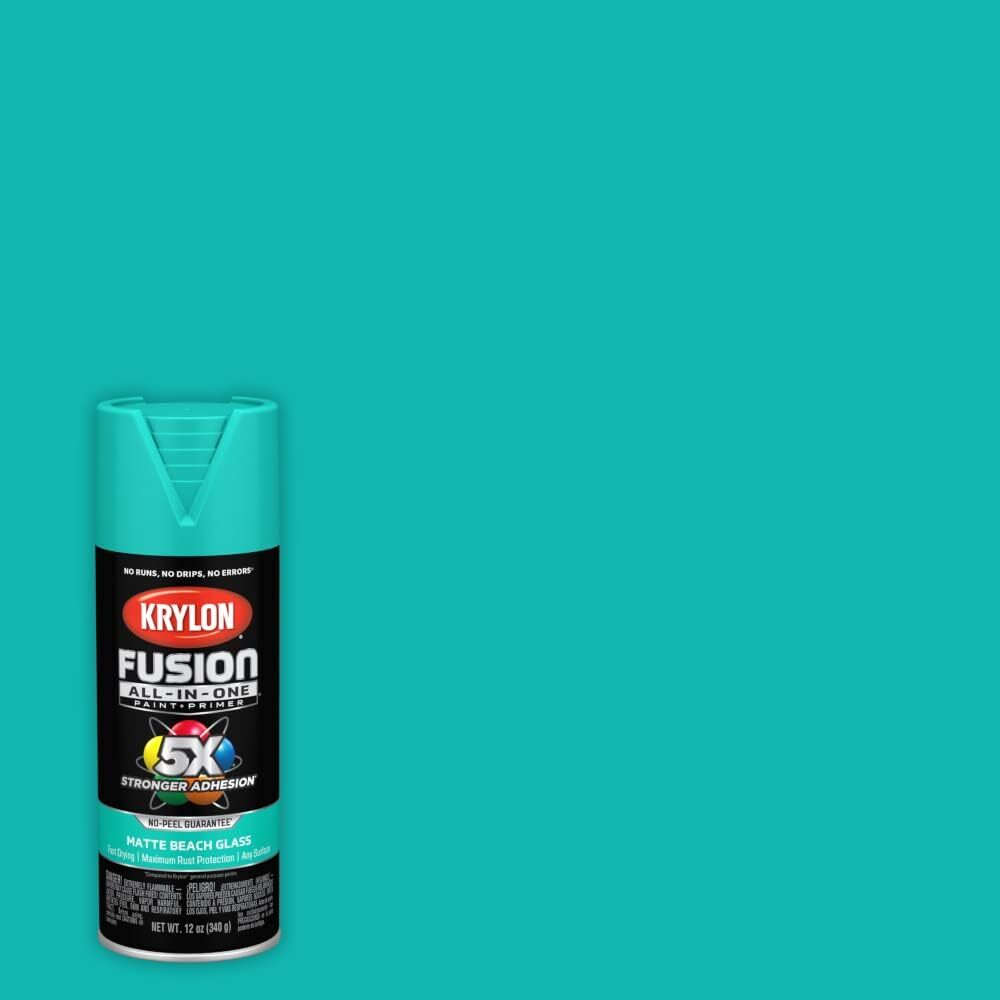 Krylon K02911007 Fusion All-In-One, Matte, Beach Glass, 12 12 oz, Glass
