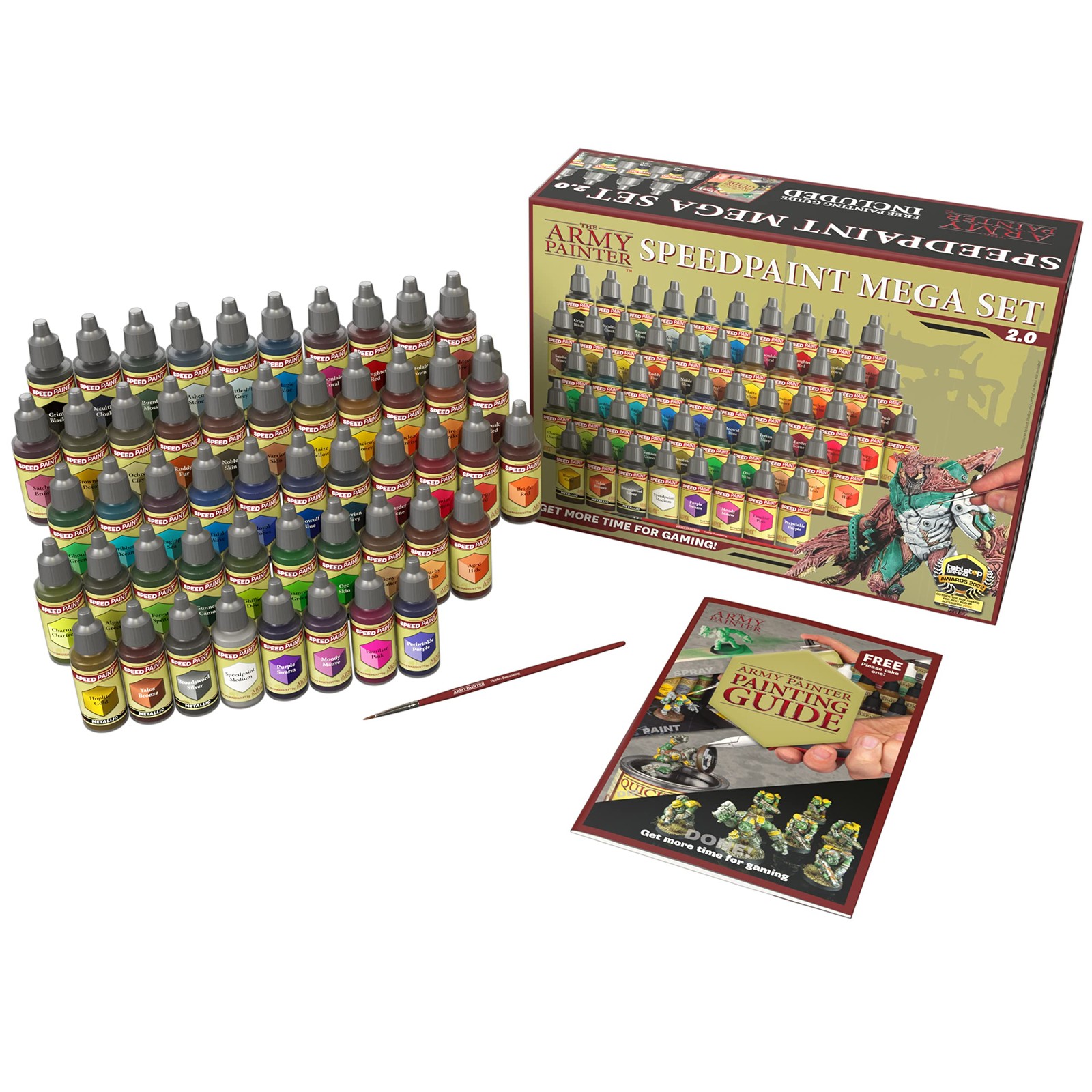 The Army Painter Speedpaint 2.0 Mega Set Combo, 50 18 ml each, Multicolor
