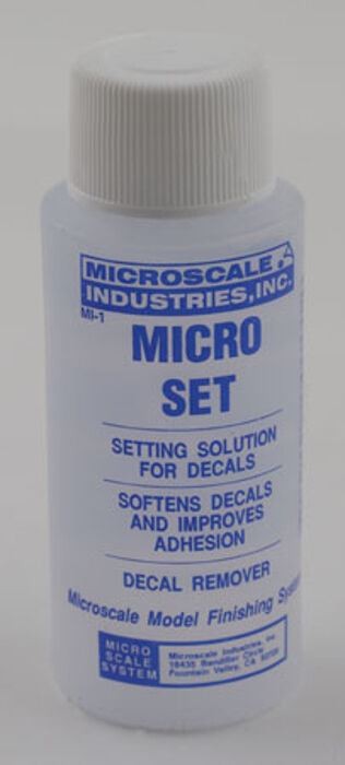 Microscale Ind. Micro Set setting solution for decals/transfers