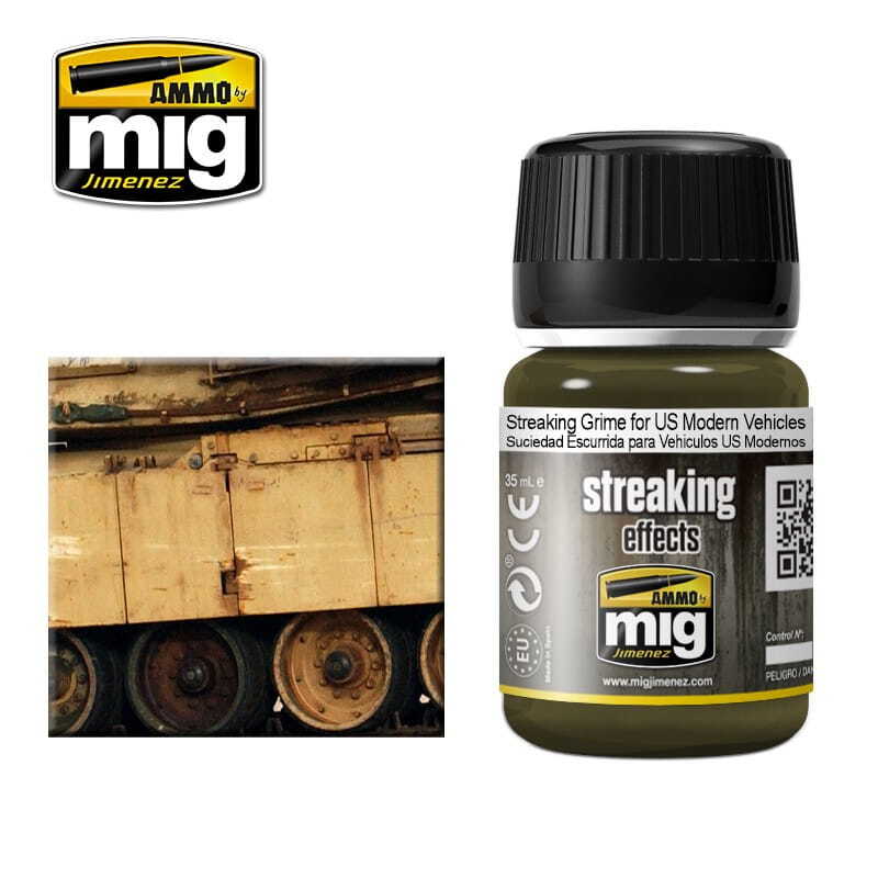 AMMO by MIG Jimenez 1207 ENAMEL STREAKING GRIME FOR US MODERN VEHICLES 35ml