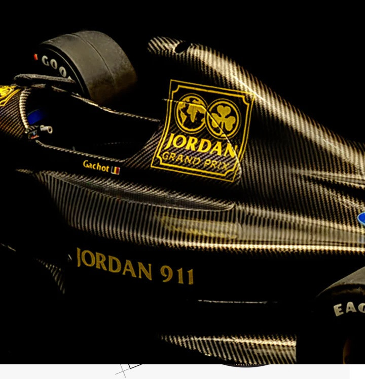 Scale Motorsport 1/20 Black / Bronze Carbon Fiber Twill Weave Decal Sheet 1120