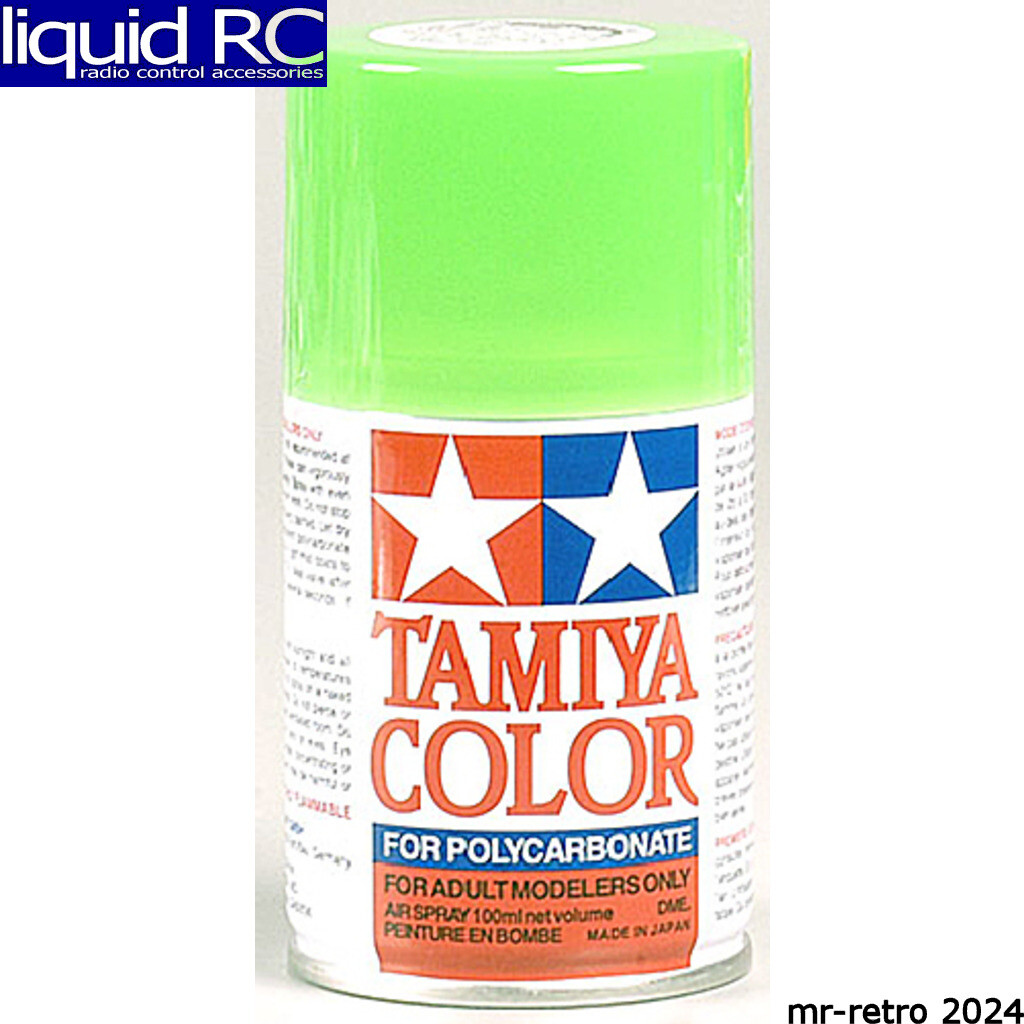 Tamiya USA TAM86028 PS-28 Fluorescent Green Spray 100 ml