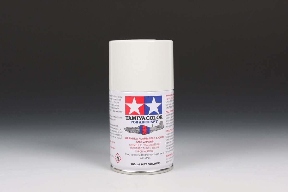 Tamiya 86520 AS-20 Insignia White (USN) Aircraft Lacquer Spray Paint 100ml – US