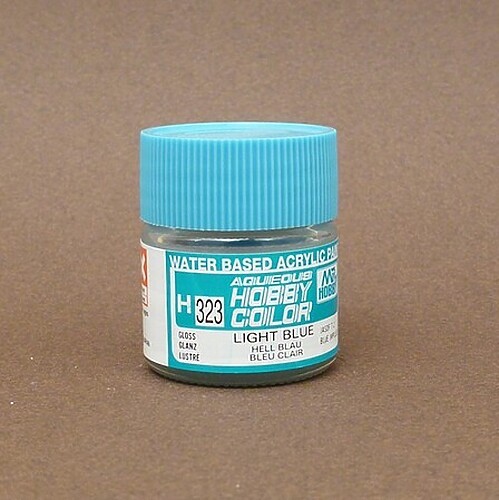 Gunze-Sangyo Aqueous Gloss Light Blue FS34227 10ml Bottle – Hobby and Plastic