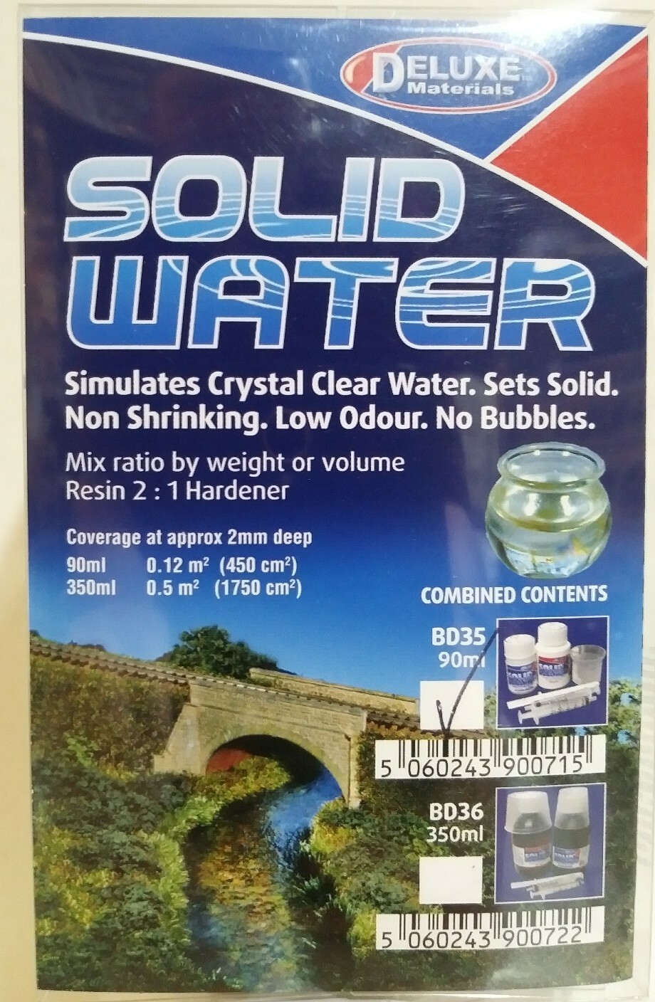 Deluxe Materials BD-36, Solid Water — 3oz 90ml