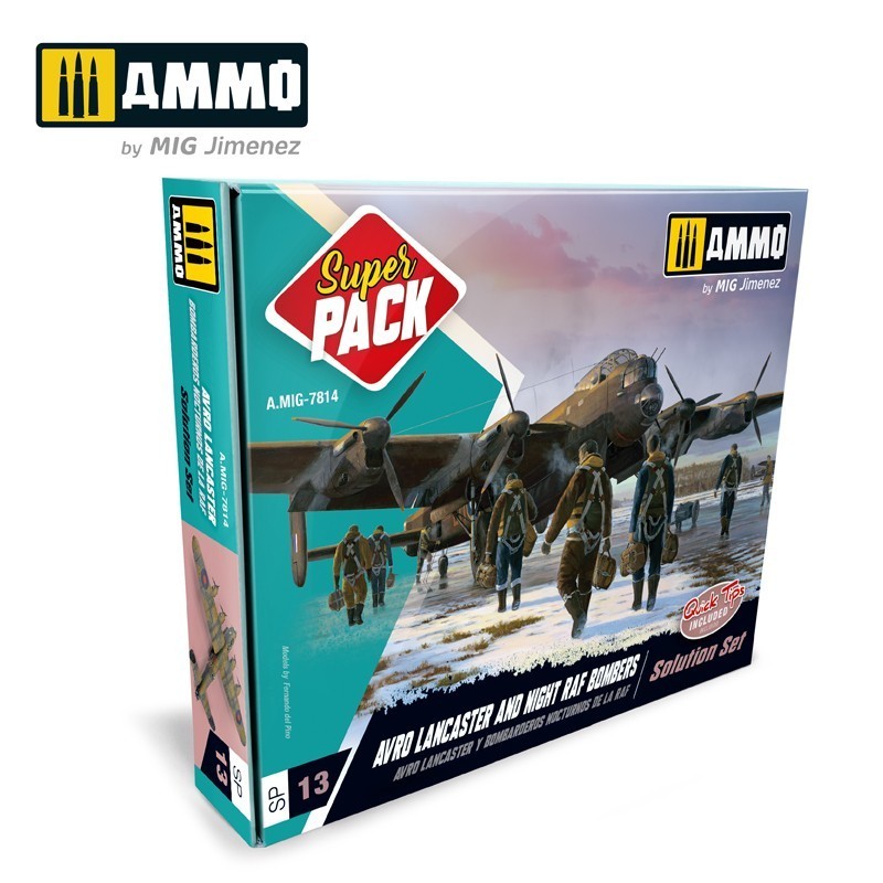 Mig Jimenez A.MIG-7814 Avro Lancaster & Night RAF Bombers Solution Set