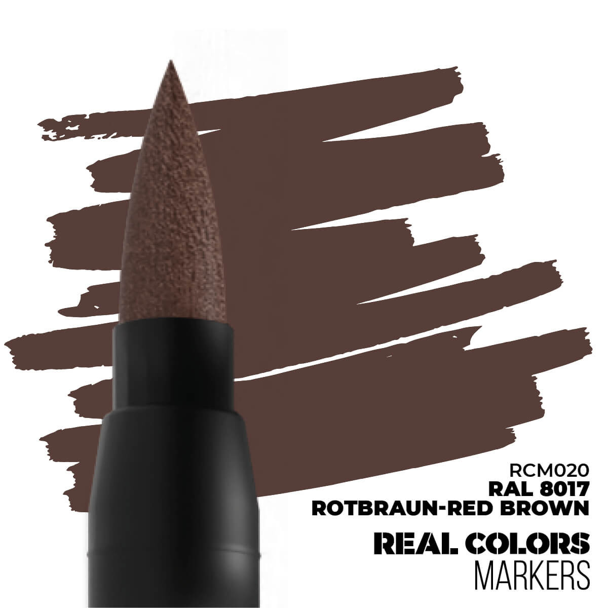 AK Interactive Acrylic Paint Marker Red Brown RAL8017 RCM020