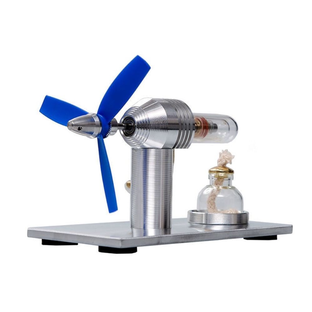 DIY Hot Air Stirling Engine Motor Model Educational Toy Electricity Generator