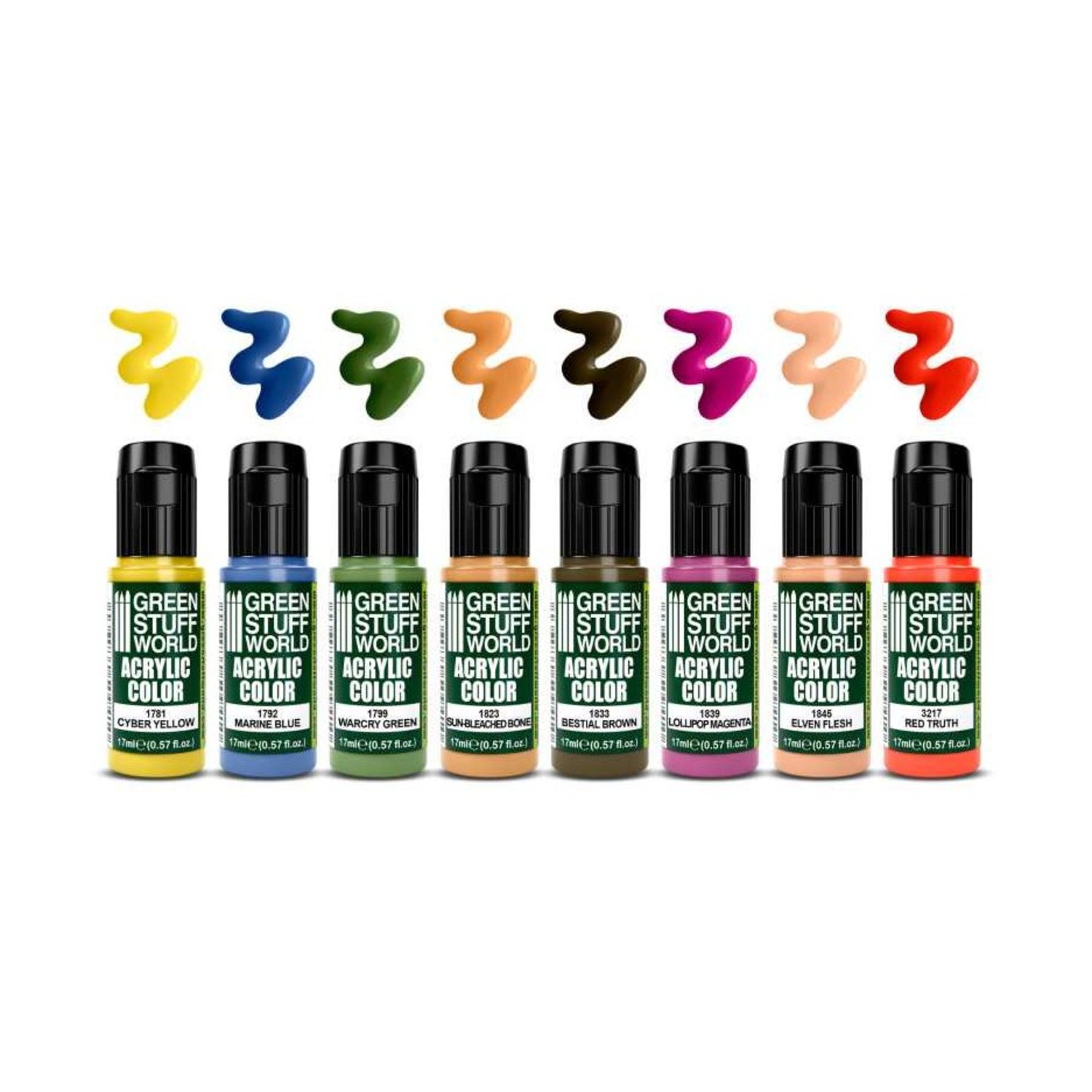 Green Stuff World Paint Paint Set – Basics 01 New