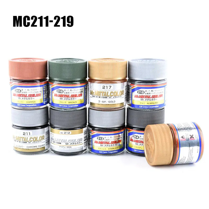 Mr. Hobby Mr. Metal Color MC211-MC219 10ml Lacquer Paint 10ML