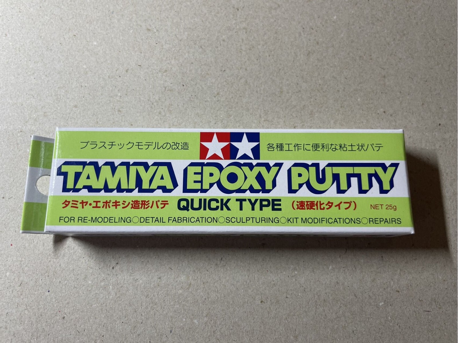 TAMIYA 87051 molding Paints & Finishes Epoxy Putty Quick Type Net 25g Japan