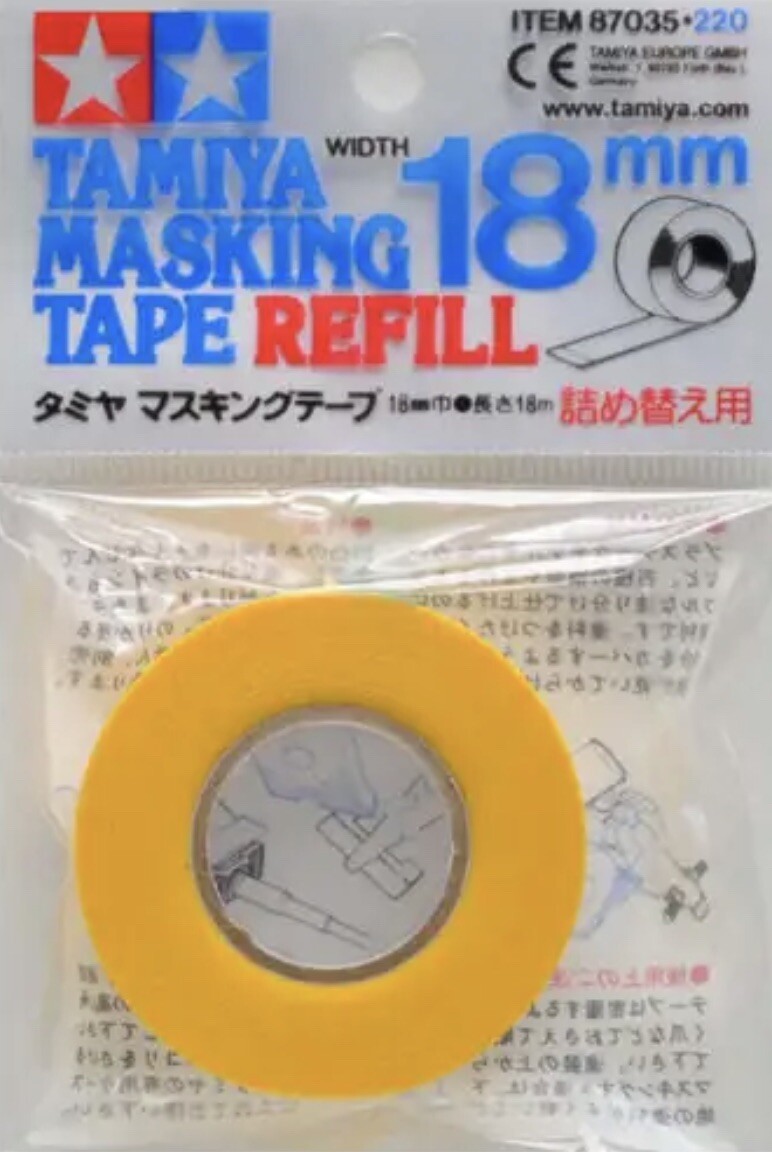 Tamiya 87035 Masking Tape Refill 18mm No Dispenser Brand New