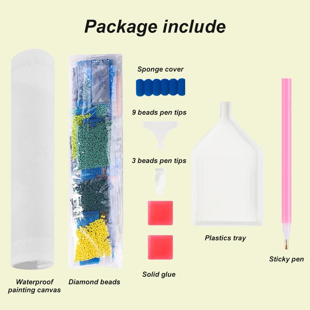 Lynx Diamond Painting Kit for Adults 12 x 12 Inch 5D DIY Art