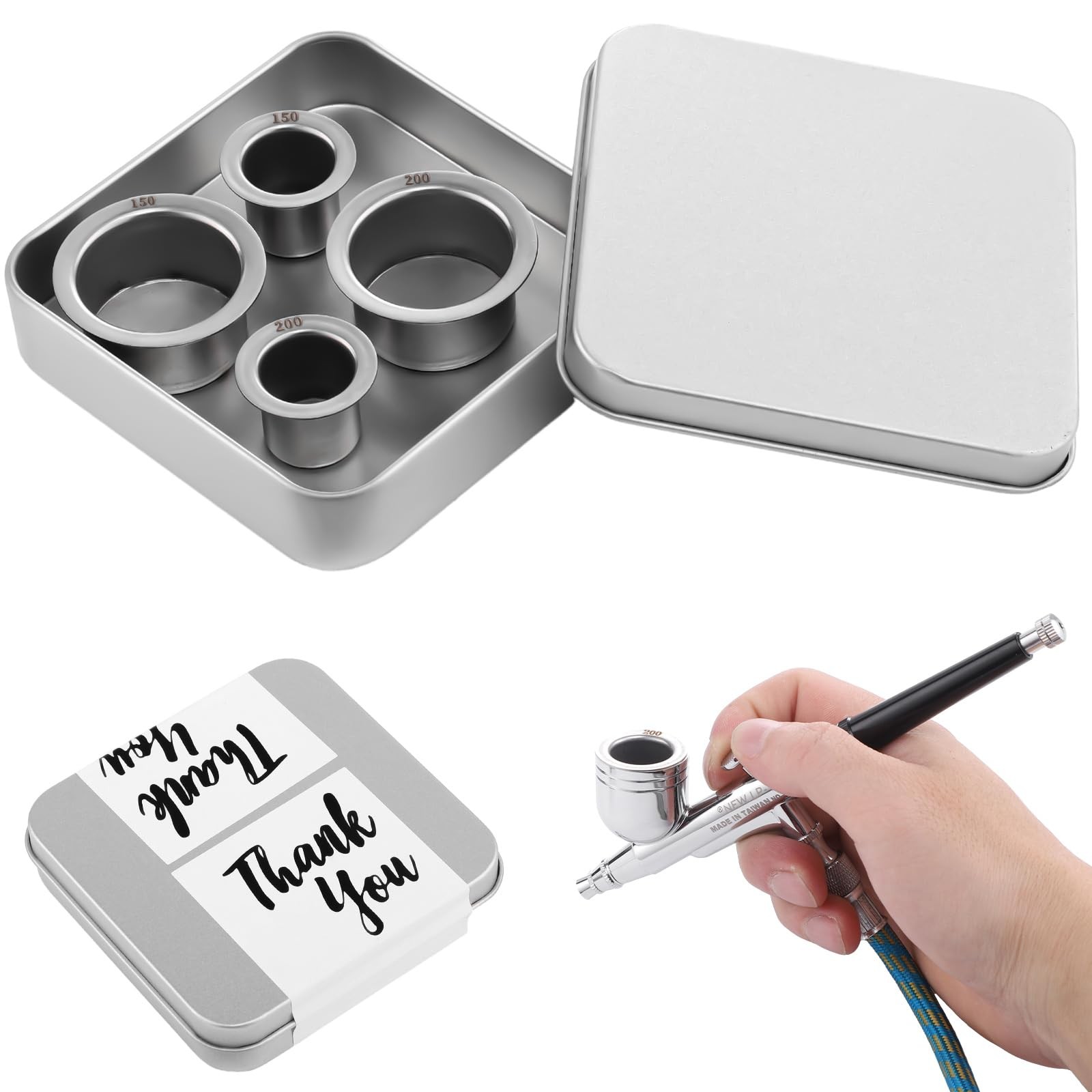 4 PCS Airbrush Paint Filter Cup Strainer Accessories Fits 11.49 Inch Cups