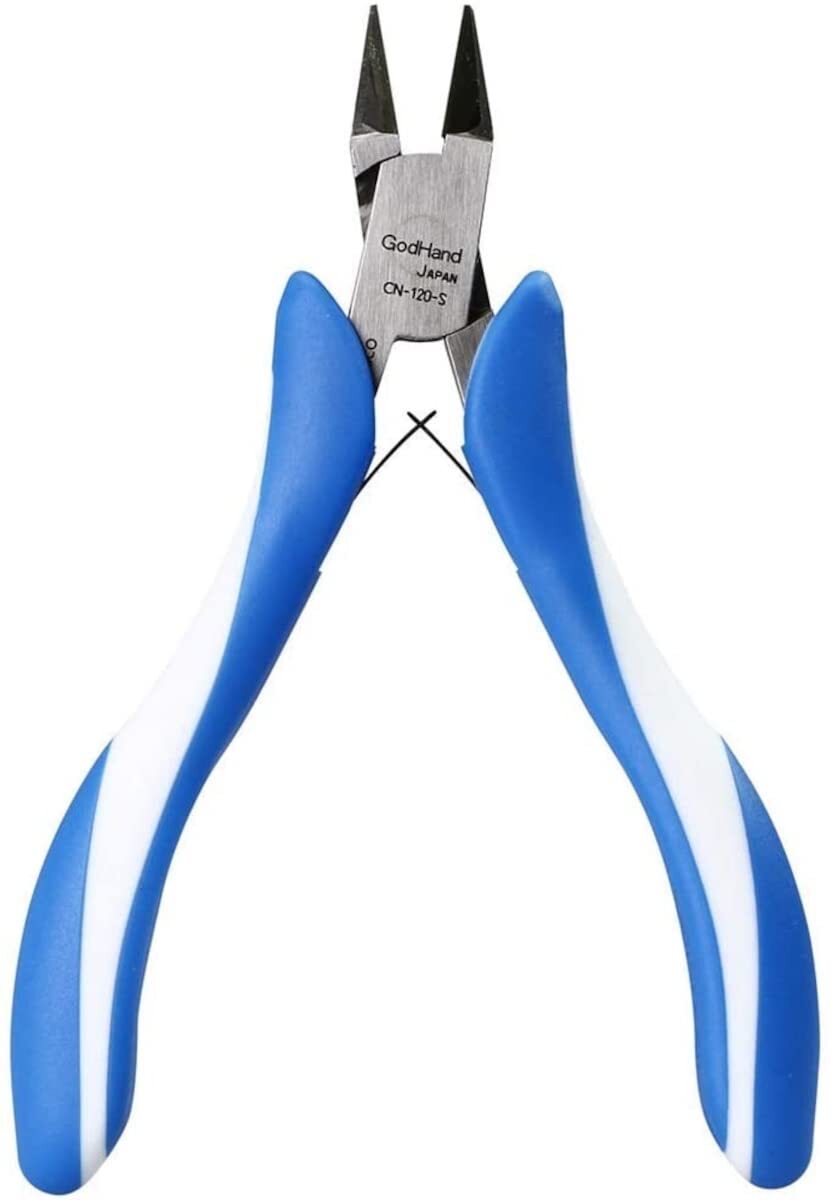 God Hand Craft Grip Series Tapered Nippers Hobby Tools Blue
