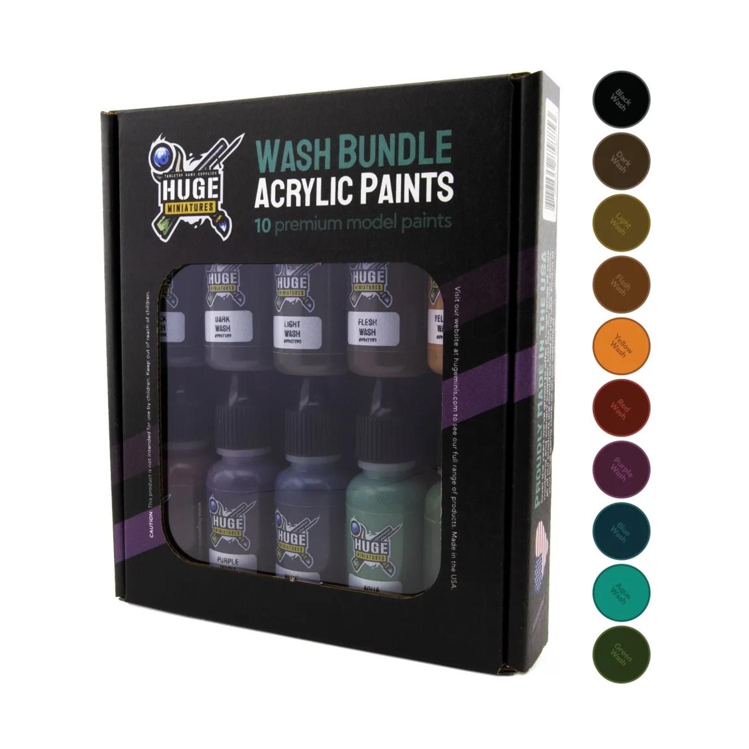 Paint Wash Bundle Acrylic Paint Set New