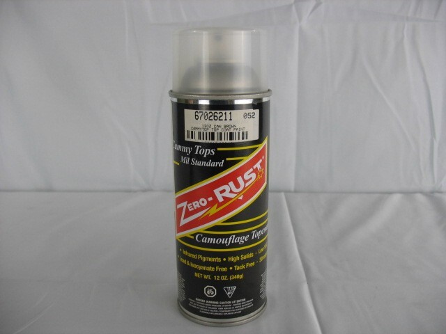 ZERO RUST Camouflage Cammy Topcoat Paint Brown FMS-CT11S 13oz can