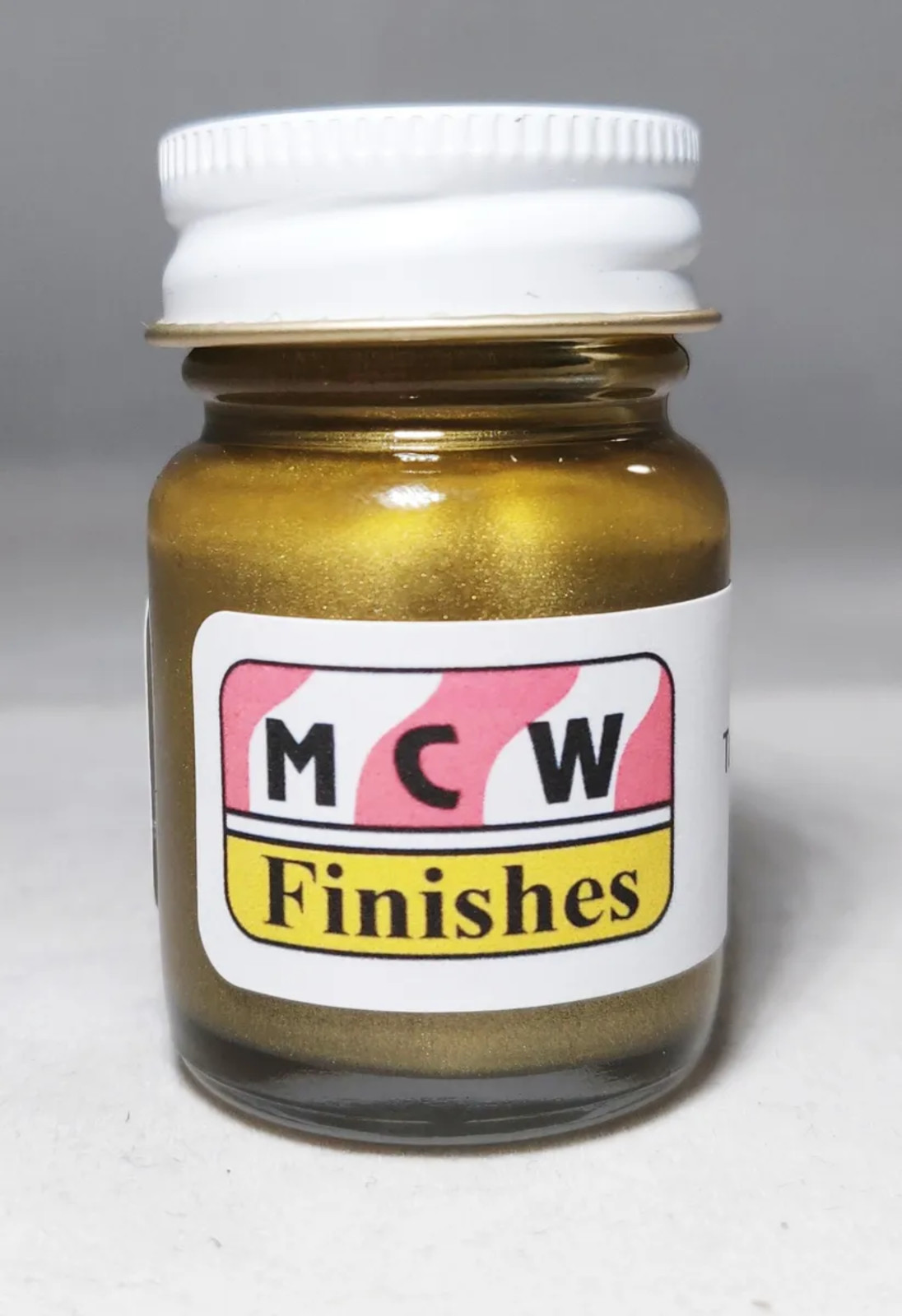 MCW Finishes 7157E Tawny Gold Met. Enamel Model Paint for Auto