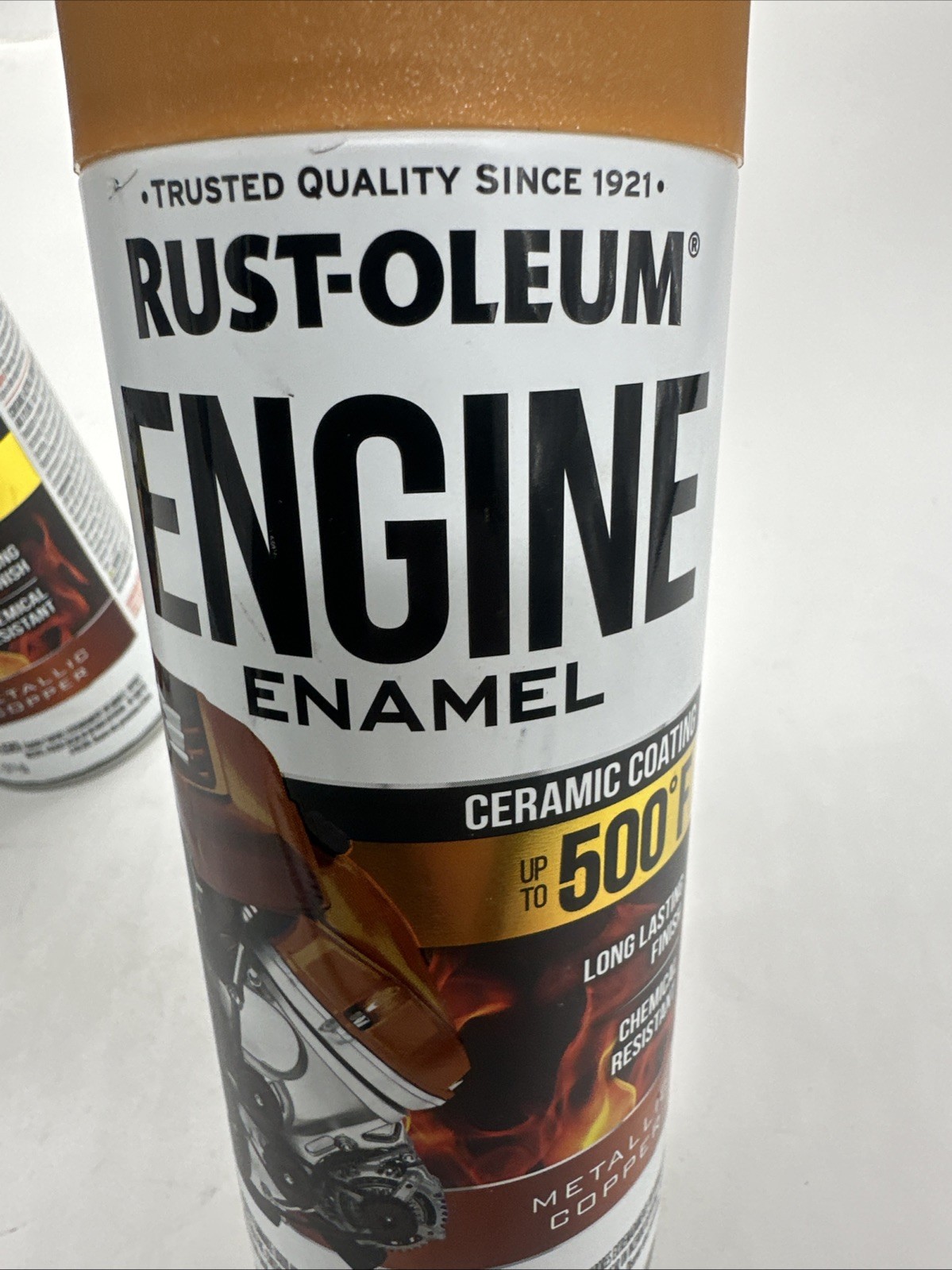3x Rust-Oleum 257388 Engine Enamel Spray 11 Ounce – Metallic Copper