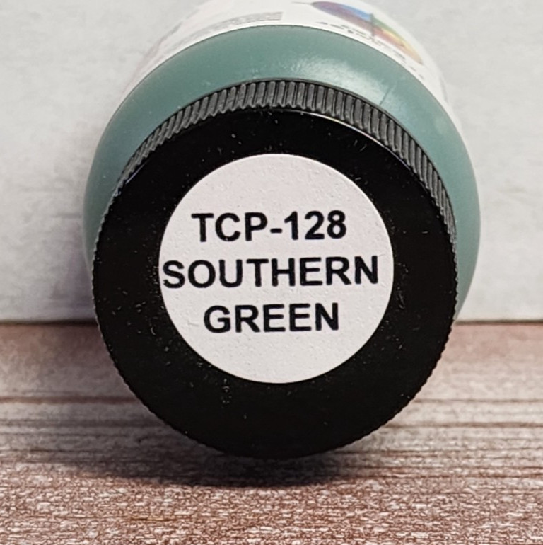 Tru Color Paint TCP 128 SOUTHERN GREEN Model Railroad 1 ounce bottle