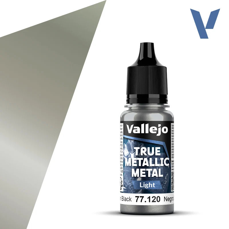 Vallejo True Metallic 77.120 Obsidian Black Highlight 18ml