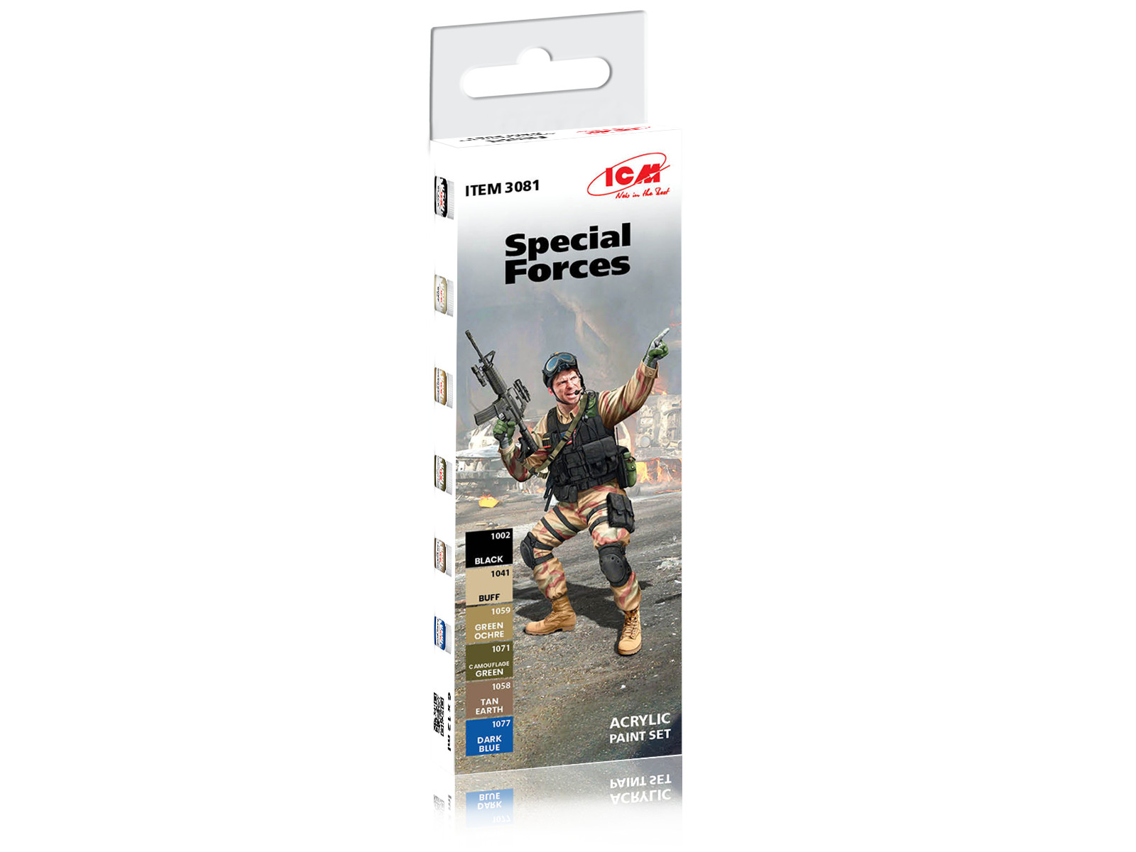 ICM 3081 – Acrylic paint set for Special Forces