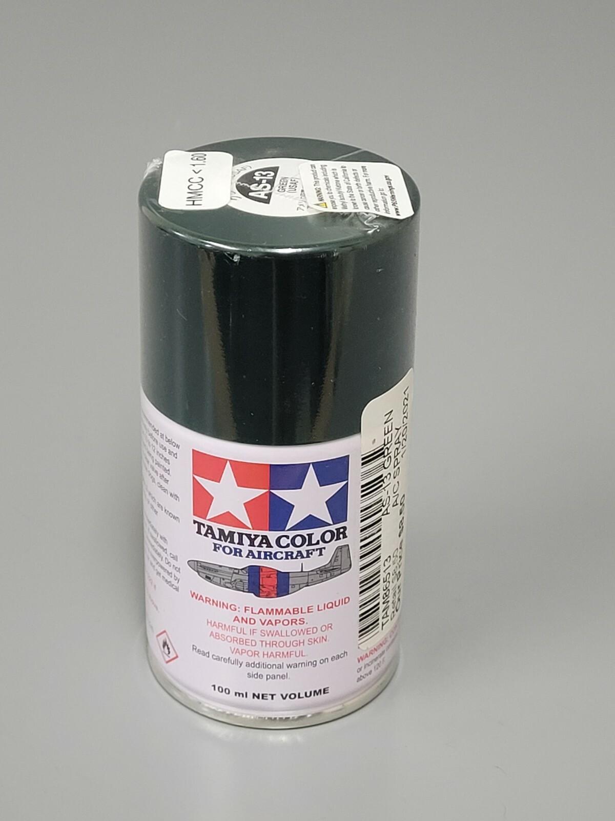 New bottle Tamiya AS-13 Green (USAF) Spray Paint Can 3.35oz (100ml) AS13