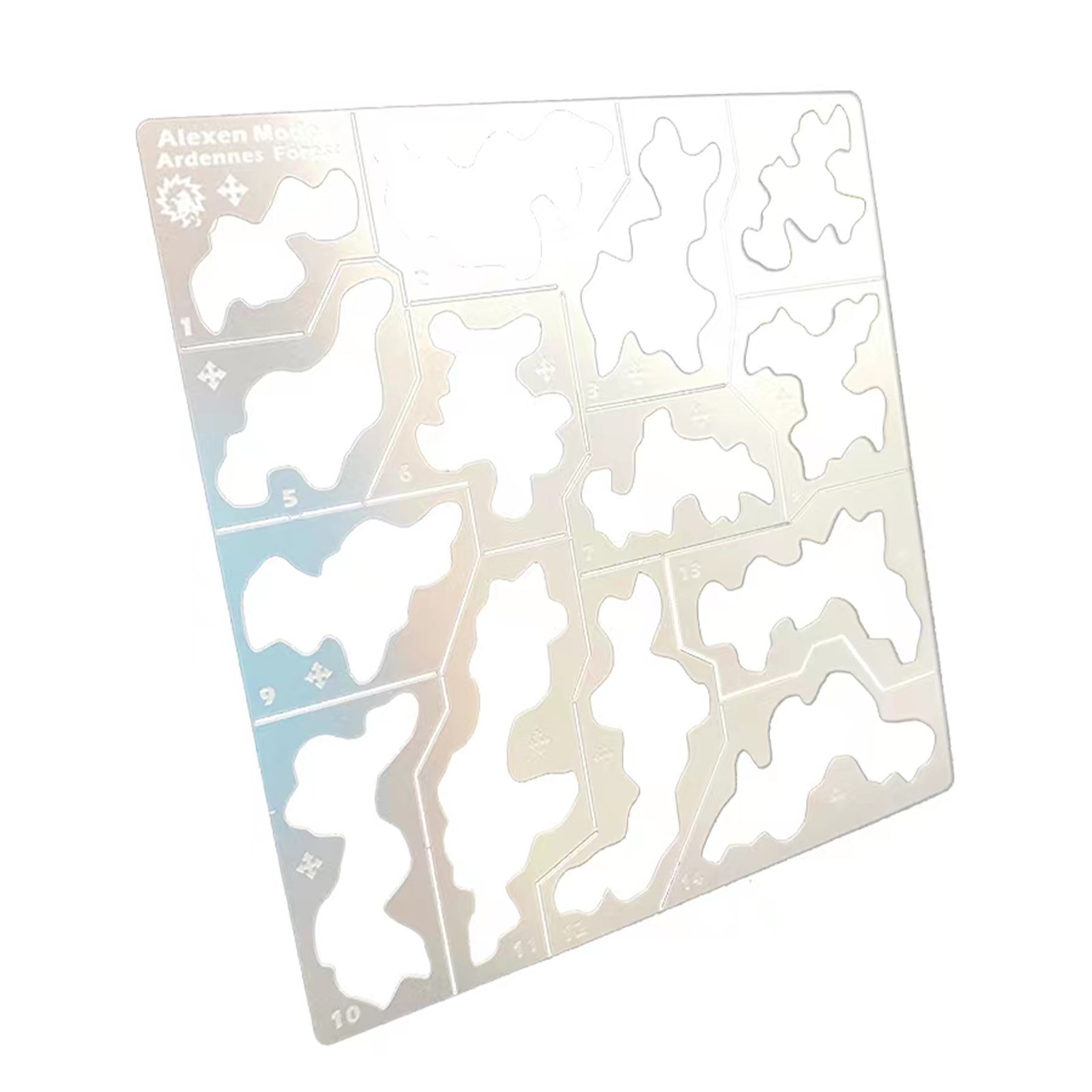 1/35 1/100 Stenciling Template Spray Model Hollow Craft Adult/Kids DIY Tool
