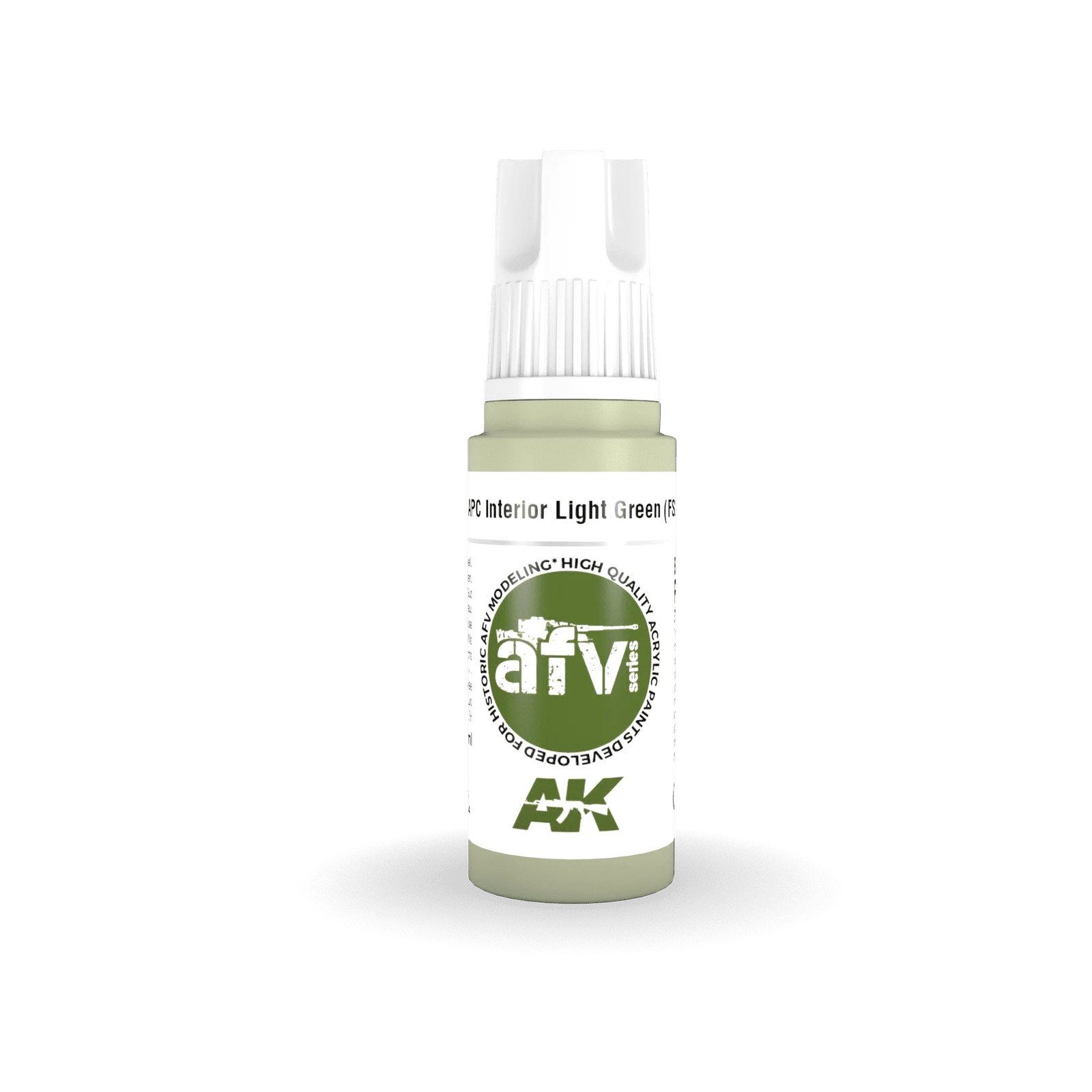 AK Interactive AK11345 Acrylic 3G AFV APC Interior Light Green (FS24533) 17ml